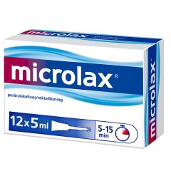 MICROLAX peräruiskeliuos 12 x 5 ml