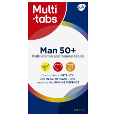 Multi-tabs Man 50+ Monivitamiini 60 tabl