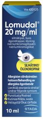 LOMUDAL silmätipat, liuos 20 mg/ml 10 ml