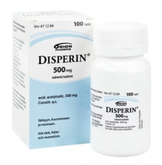 DISPERIN 500 mg tabl 100 kpl