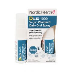 Nordic Health DLux Vegan D3-suihke 25 mikrog 15 ml